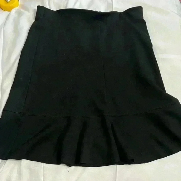 Aritzia Wilfred Sculpt Black Ponte Tube Bodycon Skirt M - Picture 2 of 8